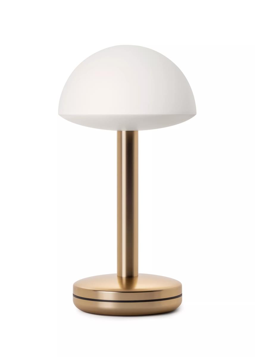 Humble Bug Gold Frosted oplaadbare tafellamp - HUMTL00306